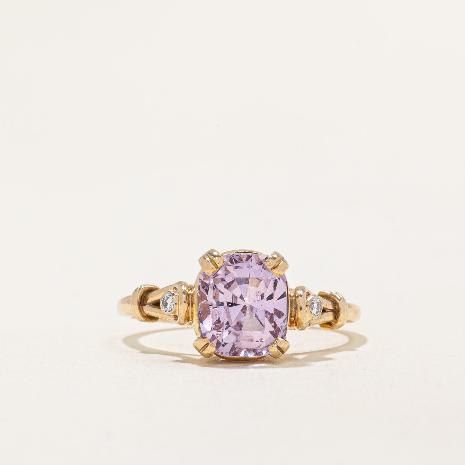 O. B. Allan' Pink Sapphire & Diamond Ring | 5.00ct | SZ 10 |