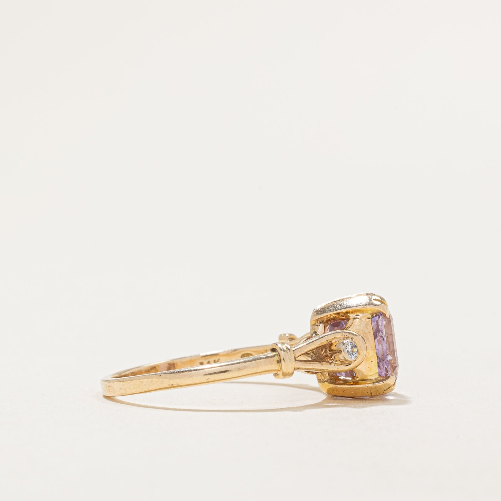 O. B. Allan' Pink Sapphire & Diamond Ring | 5.00ct | SZ 10 |