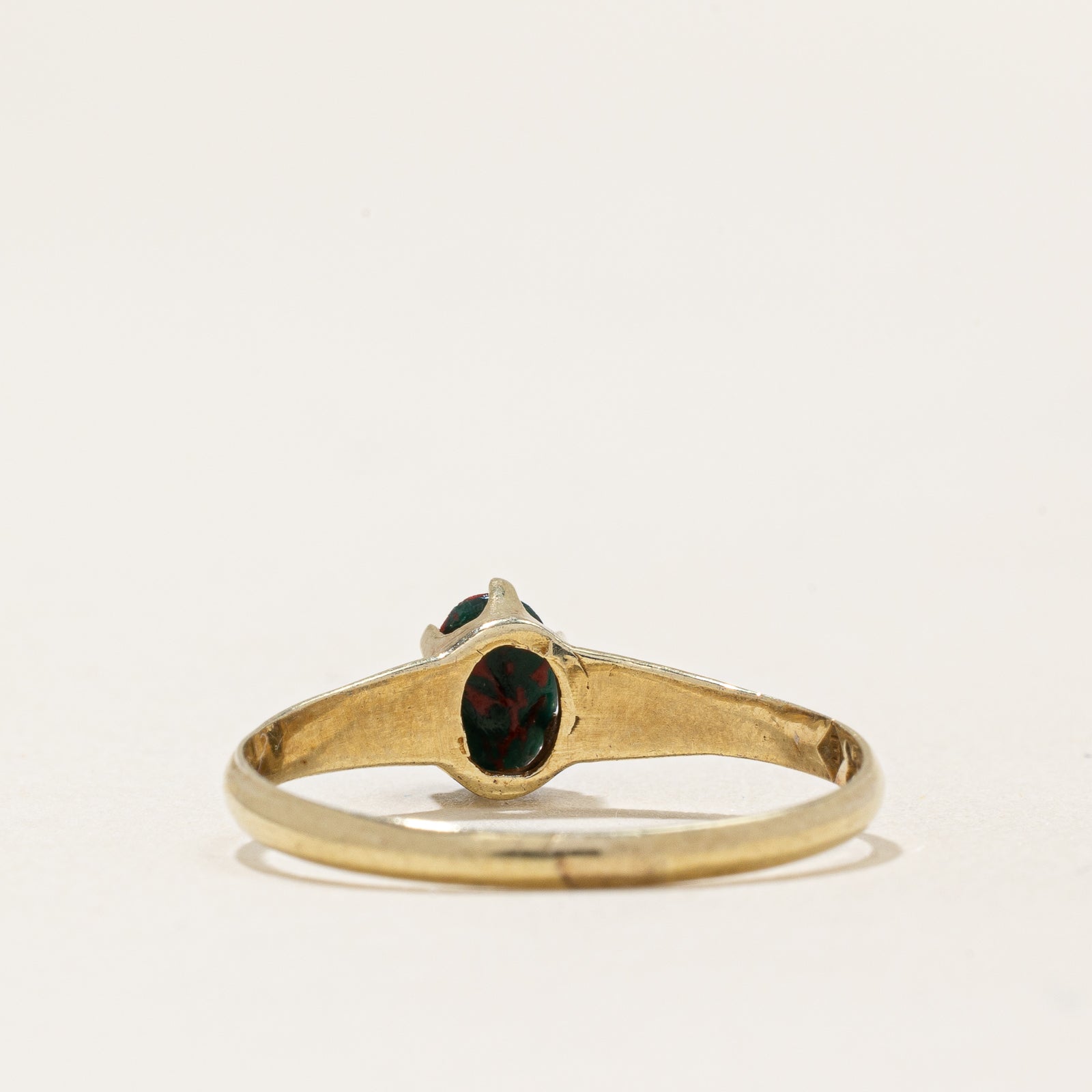 Imitation Bloodstone Ring | 0.45ct | SZ 8.25 |