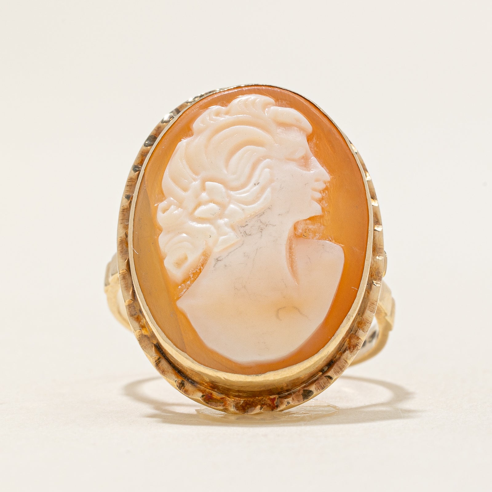 Italian Cameo Shell Ring | SZ 7.25 |