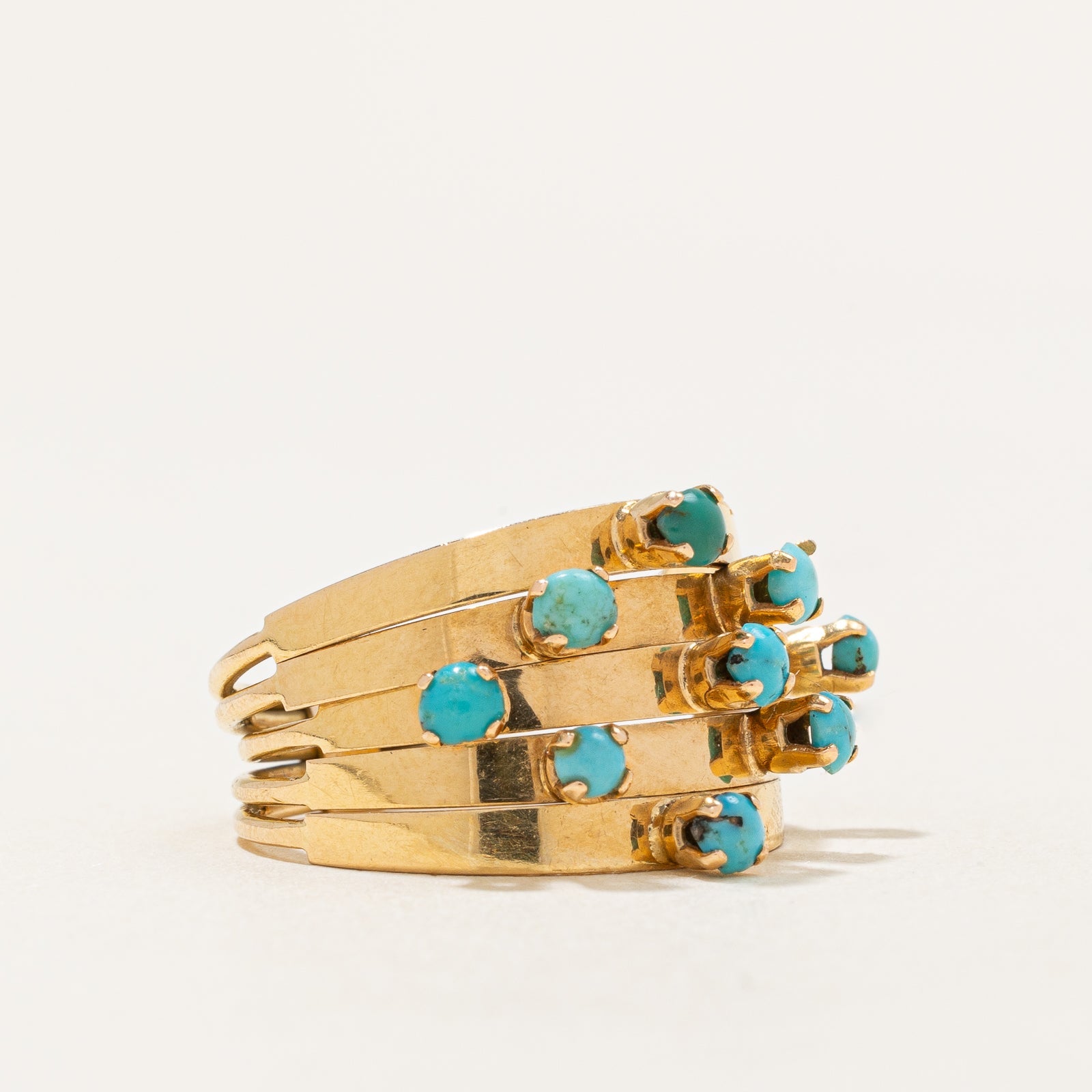 Turquoise Cocktail Ring | SZ 6.75 |