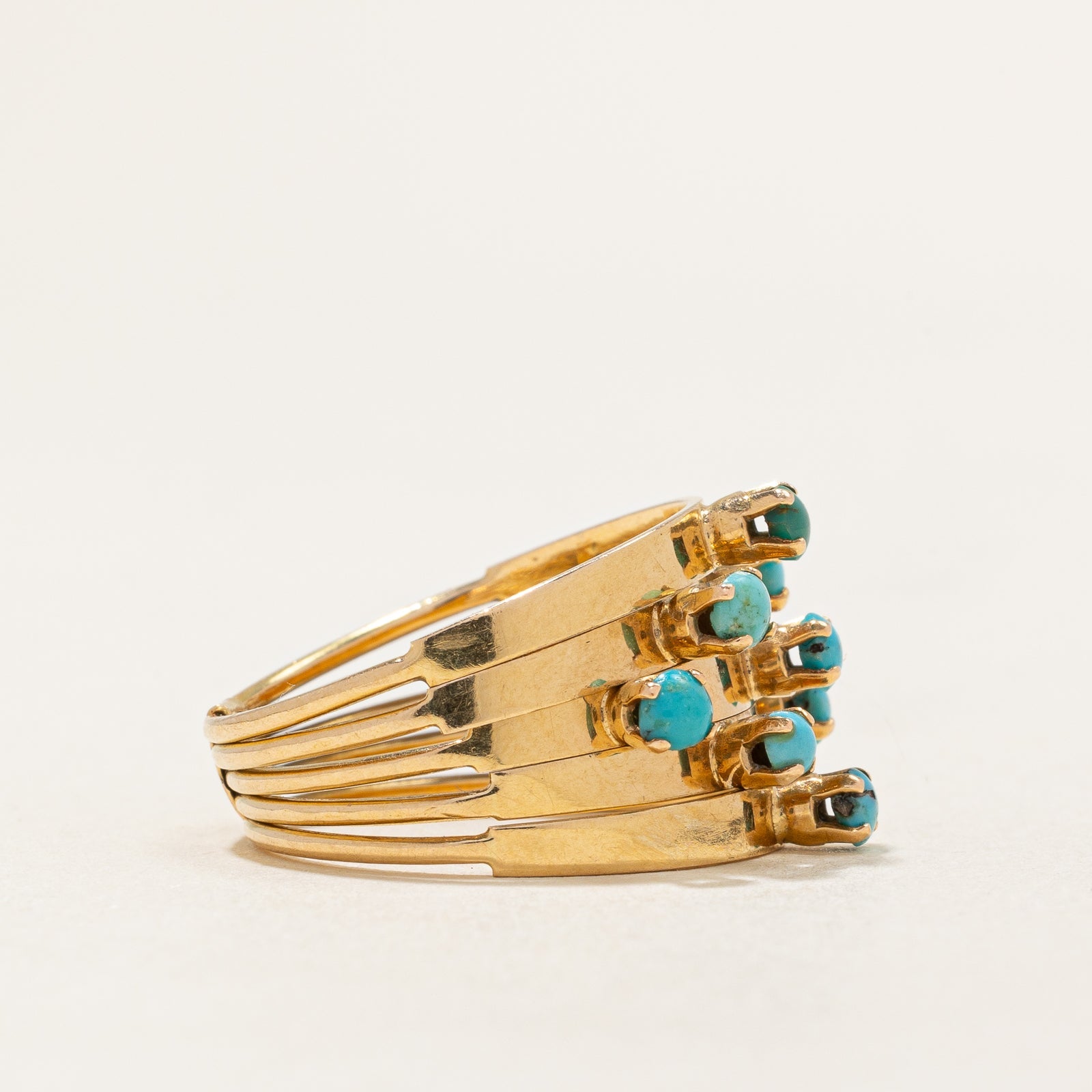 Turquoise Cocktail Ring | SZ 6.75 |