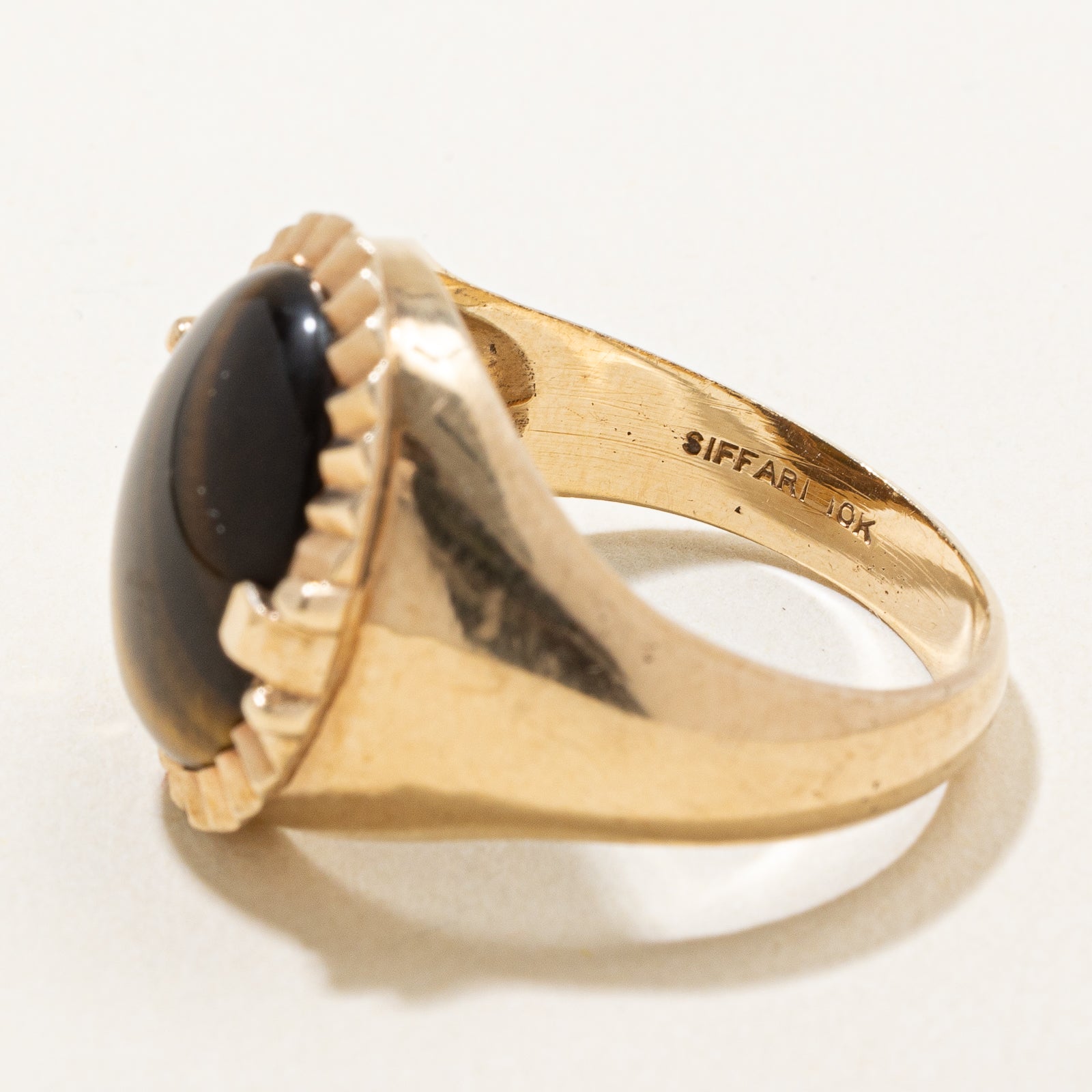 Tigers Eye Quartz Ring | SZ 10.25