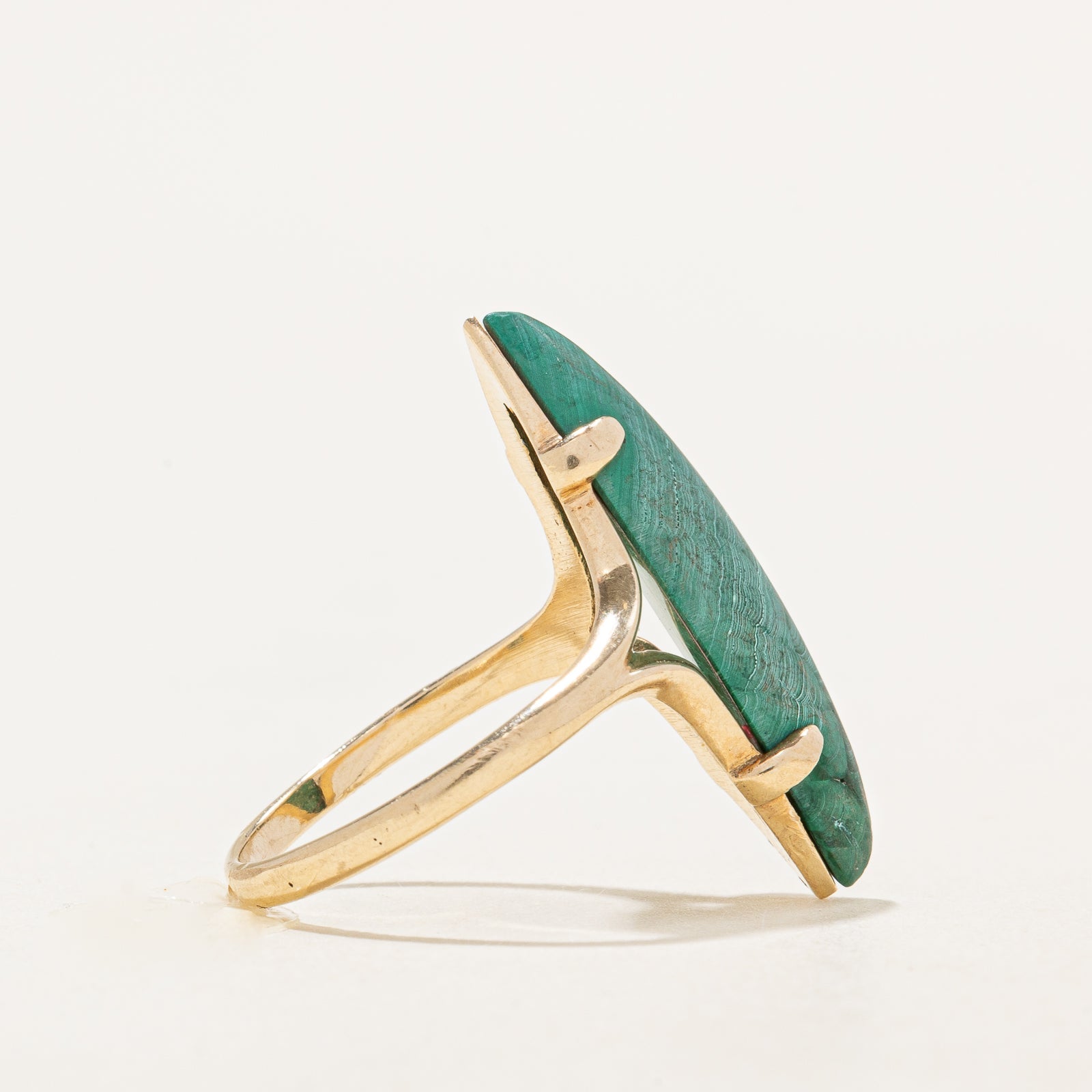 Malachite Ring | 6.50ct | SZ 4.5 |
