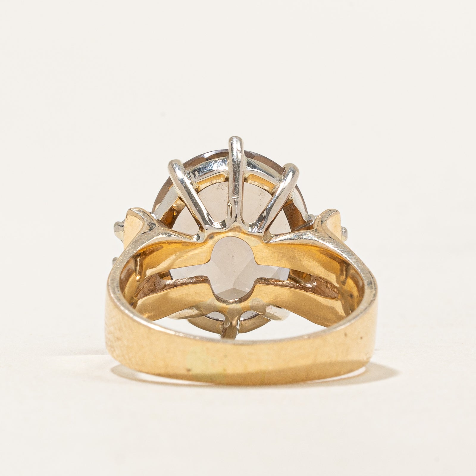Bague en quartz et diamants | 6,00 ct | Taille 7 | 