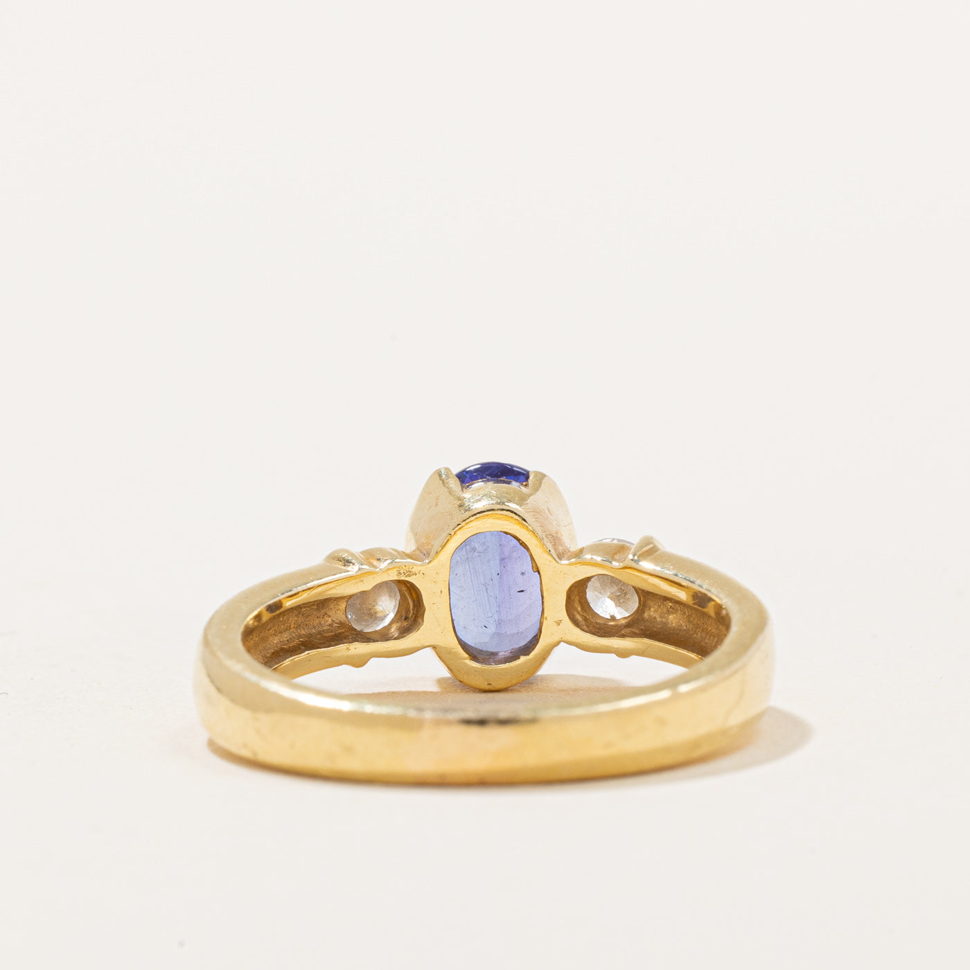 Tanzanite & Diamond Ring | 0.80ct, 0.34ctw | SZ 7 |