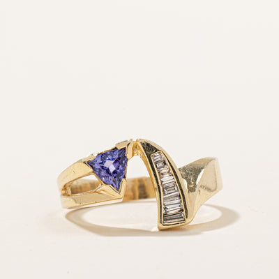 Tanzanite & Diamond Ring | 0.30ct, 0.14ctw | SZ 8.5 |