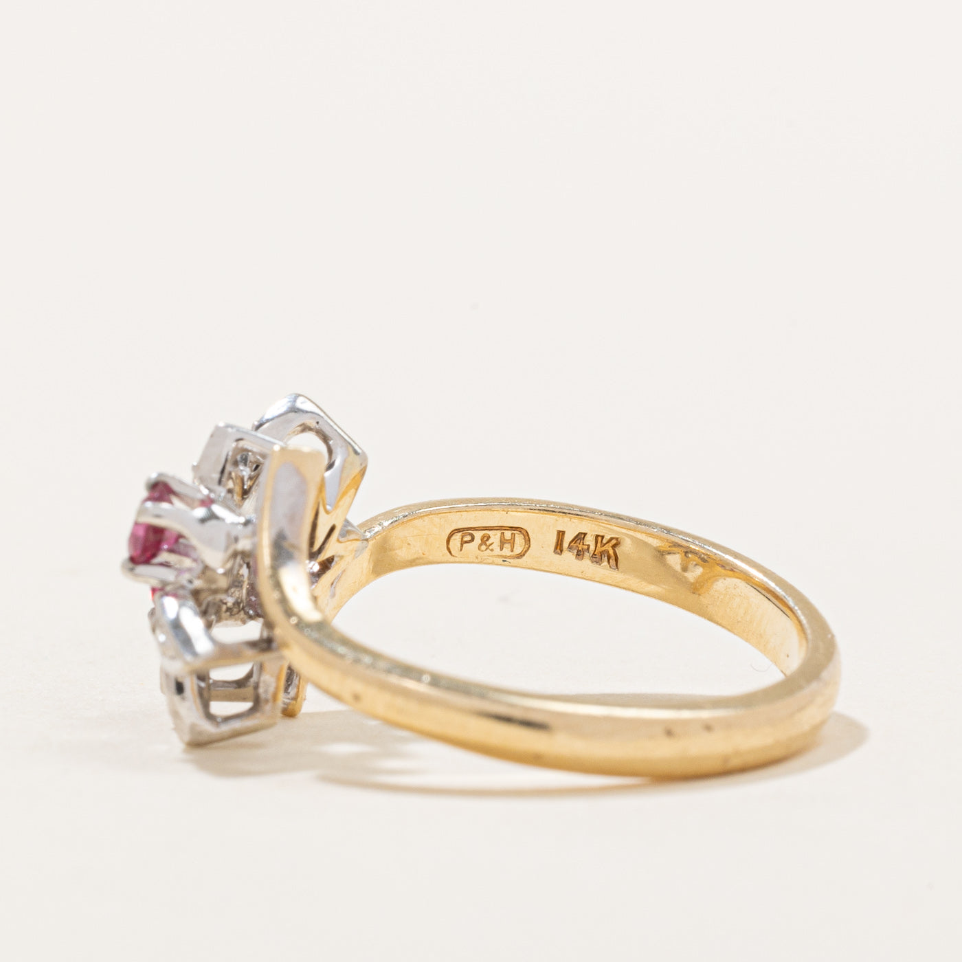 Ruby & Diamond Ring | 0.16ctw, 0.04ctw | SZ 6.5 |