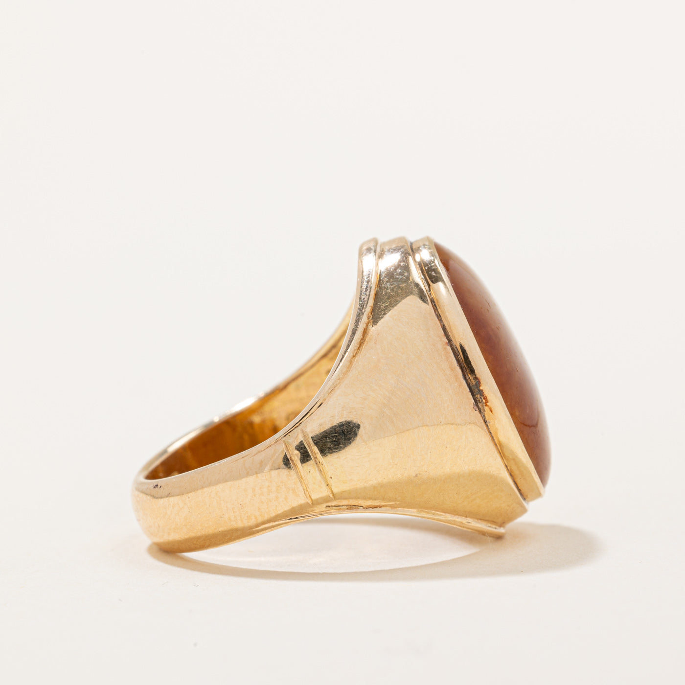 Bague cocktail en jadéite | 7,50 ct | Taille 8,5 | 