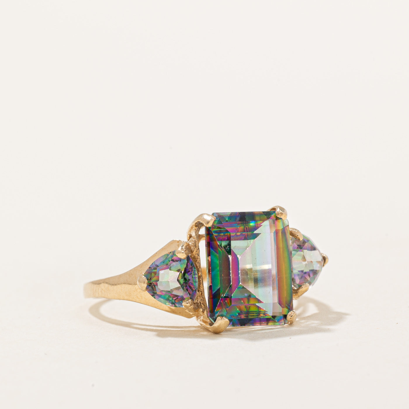Mystic Topaz Cocktail Ring | 4.50ctw | SZ 7 |