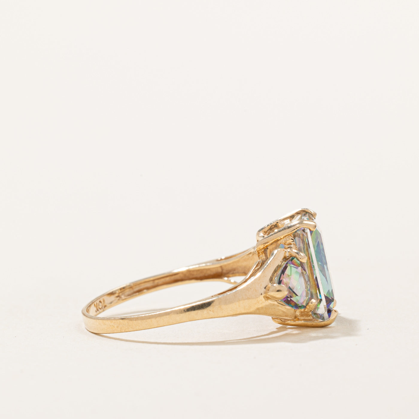 Mystic Topaz Cocktail Ring | 4.50ctw | SZ 7 |