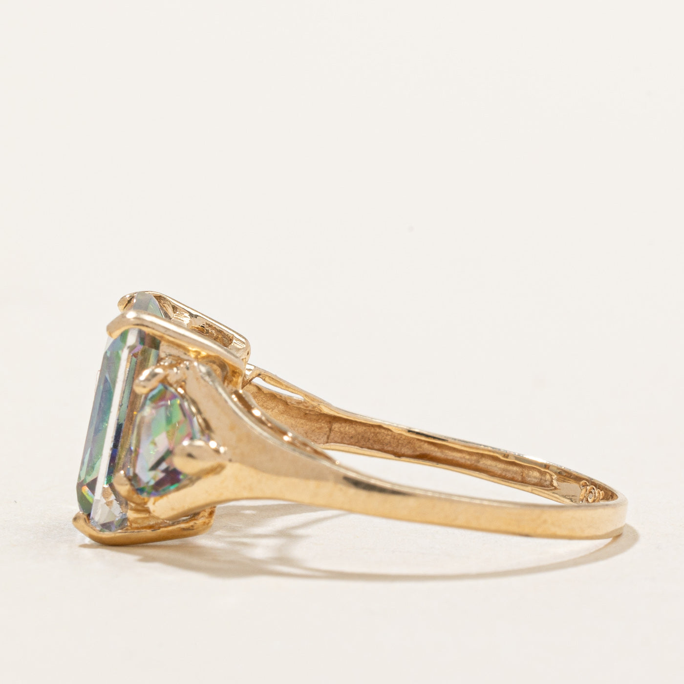 Mystic Topaz Cocktail Ring | 4.50ctw | SZ 7 |