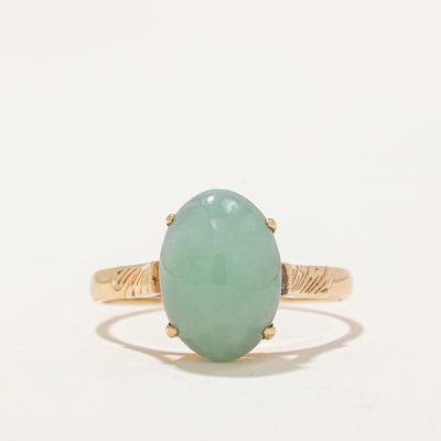 Jadeite Cocktail Ring | 7.00ct | SZ 10.5 |