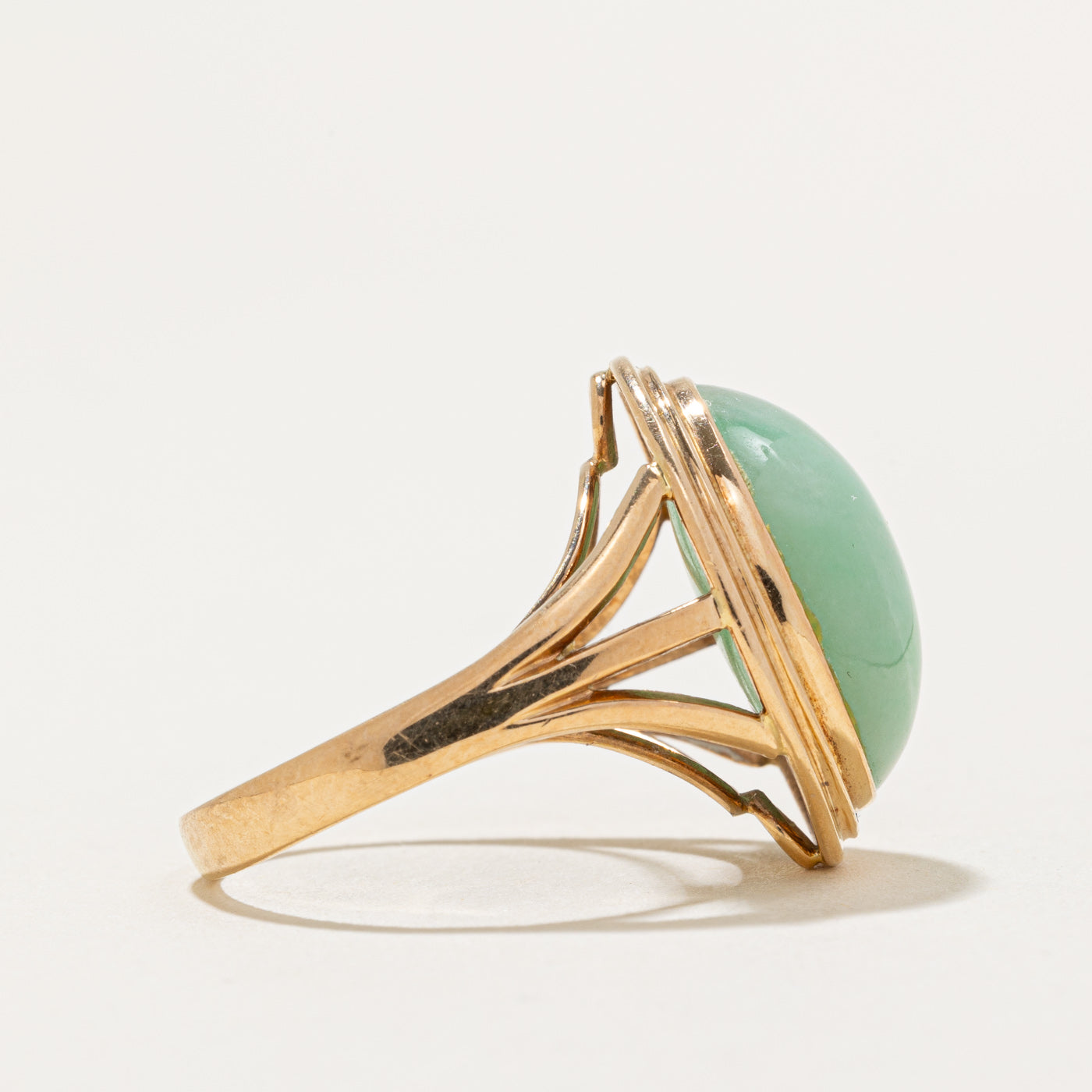 Jadeite Cocktail Ring | 14.80ct | SZ 7.5 |