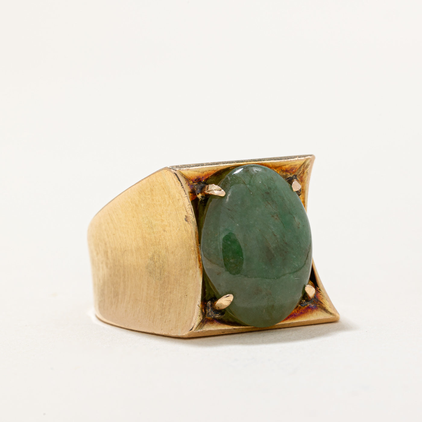 Nephrite Cocktail Ring | 9.00ct | SZ 8.25 |
