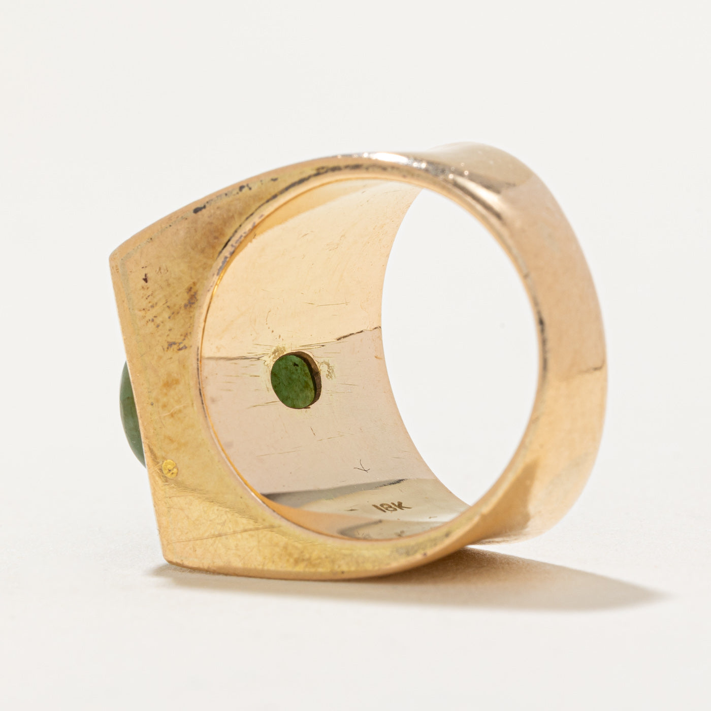 Nephrite Cocktail Ring | 9.00ct | SZ 8.25 |