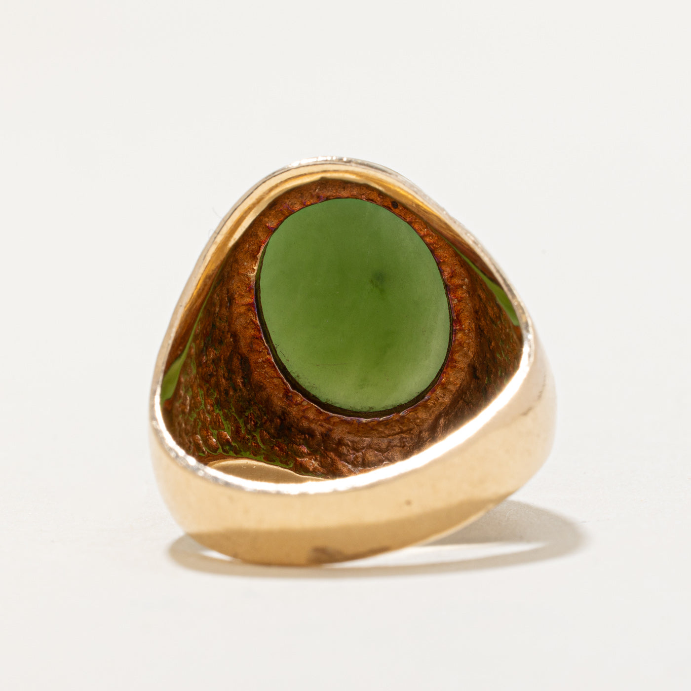Nephrite Cocktail Ring | 5.50ct | SZ 7.75 |