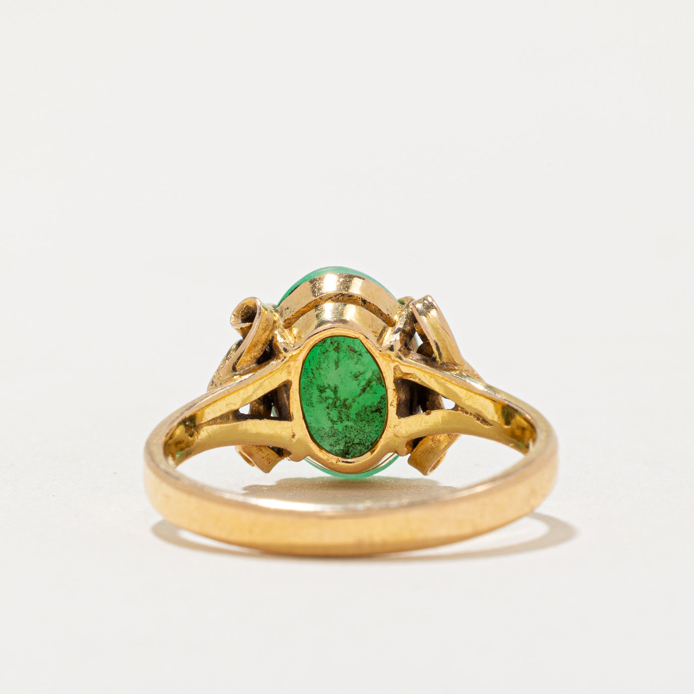 Dyed Jadeite Cocktail Ring | 2.30ct | SZ 5.5 |