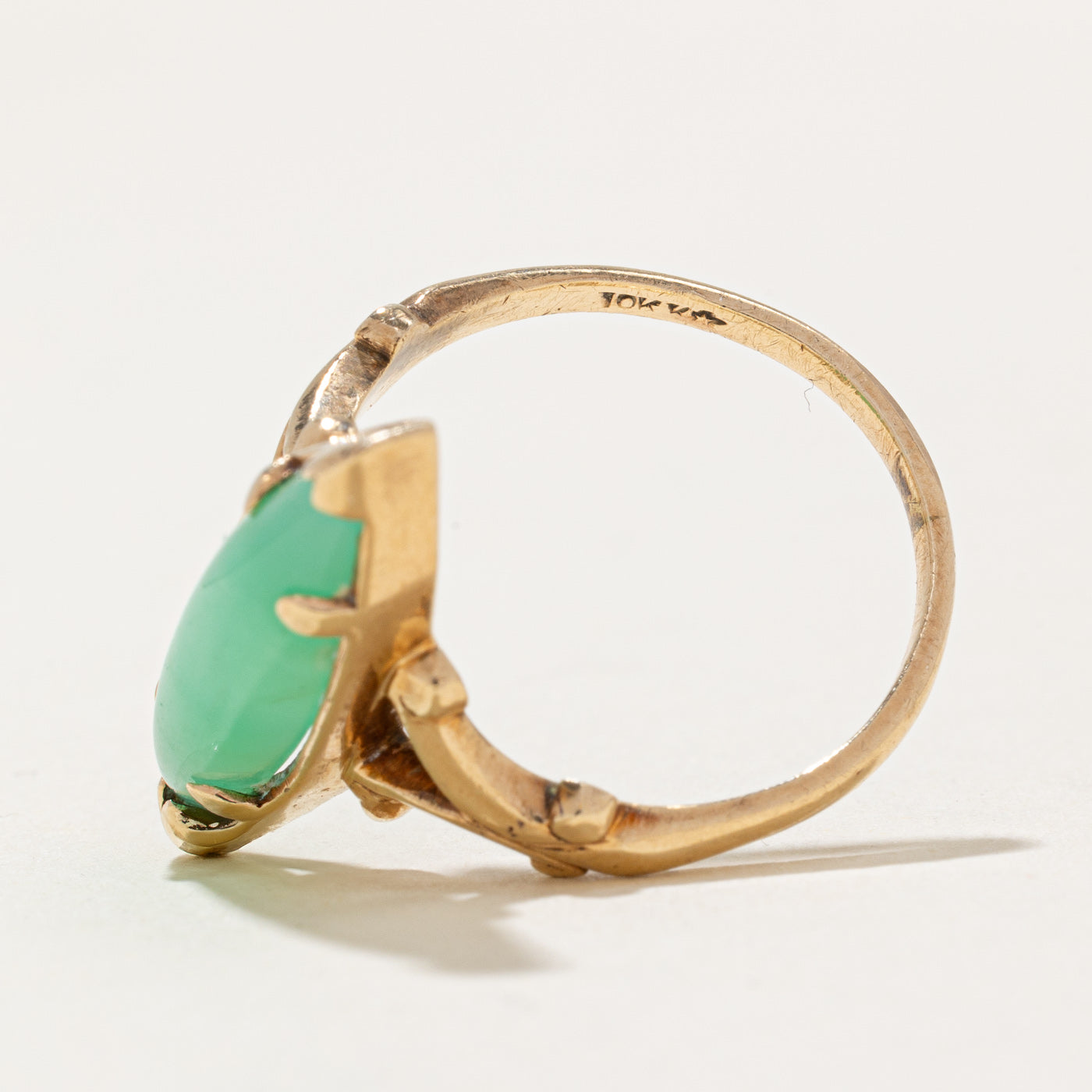 Chalcedony Navette Ring | 2.00ct | SZ 7 |