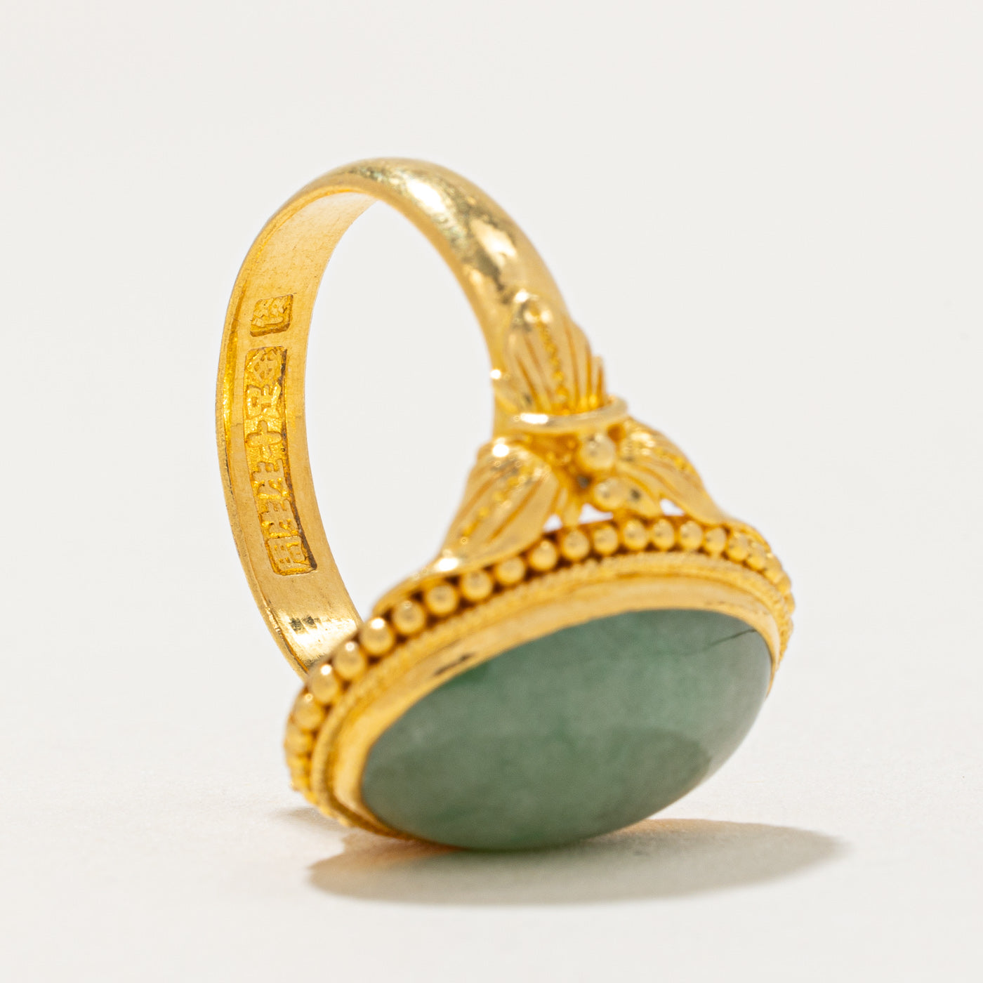 Jadeite Cocktail Ring | 4.60ct | SZ 6.25 |