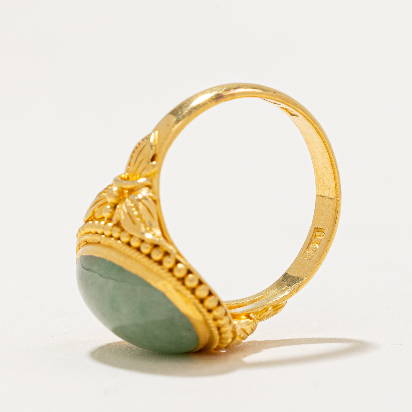 Jadeite Cocktail Ring | 4.60ct | SZ 6.25 |