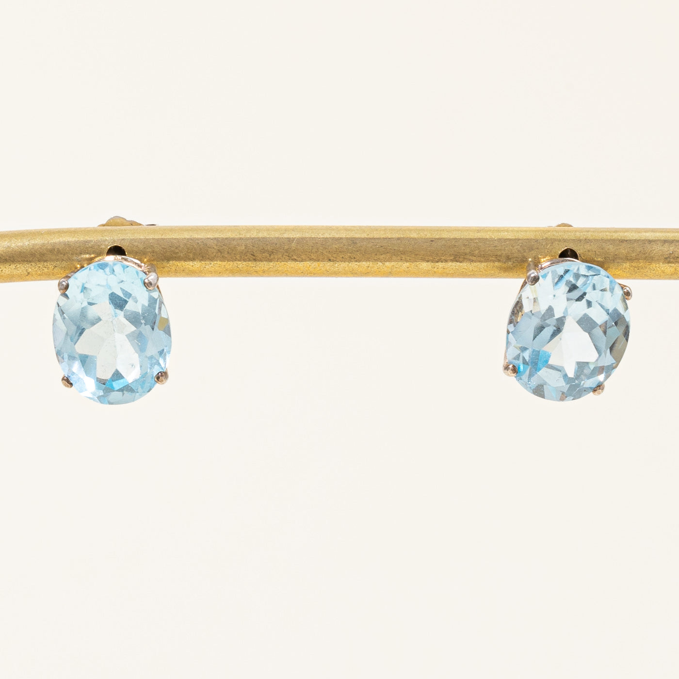 Boucles d'oreilles en topaze bleue | 7,20 ct | 