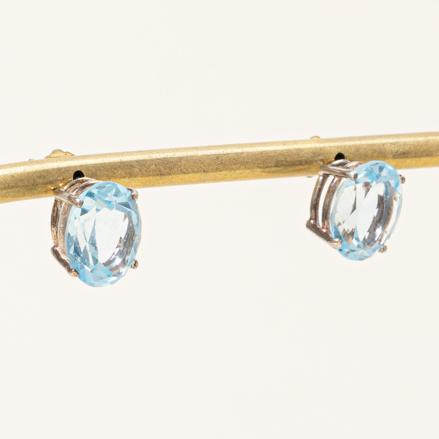 Boucles d'oreilles en topaze bleue | 7,20 ct | 