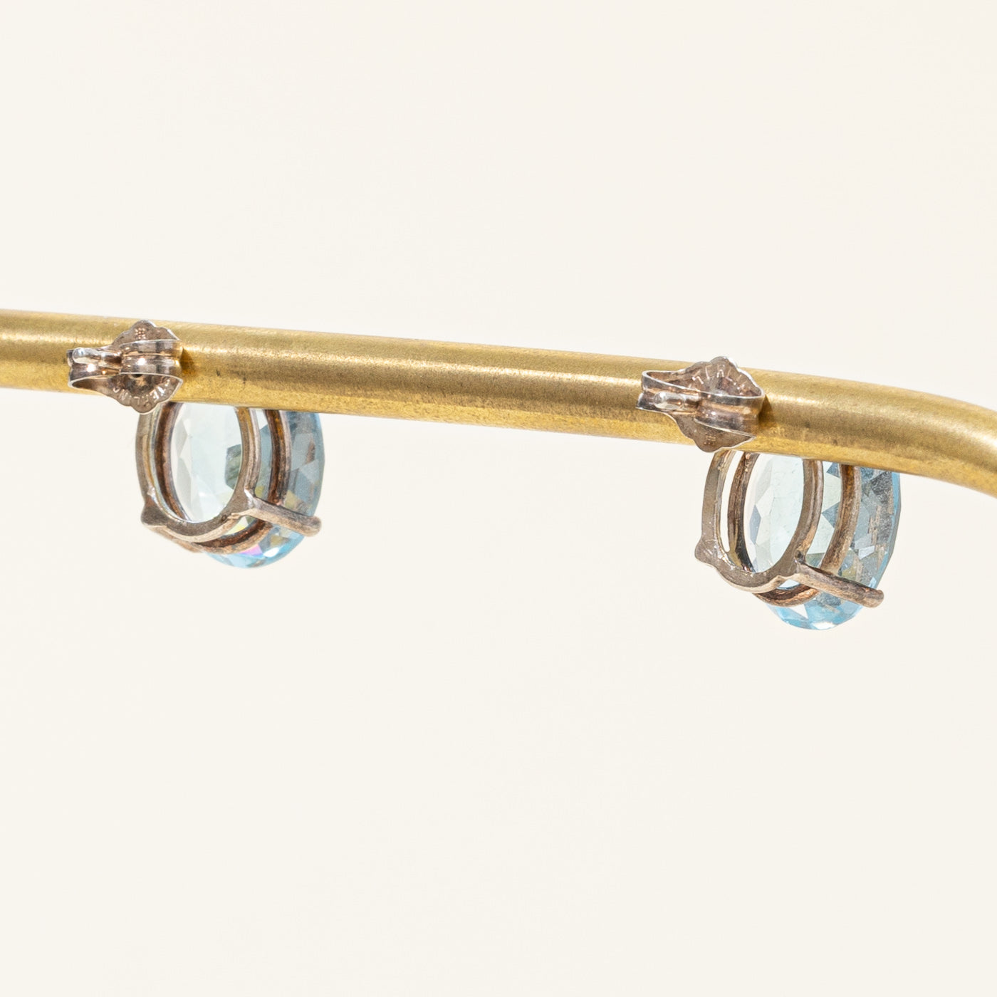 Boucles d'oreilles en topaze bleue | 7,20 ct | 