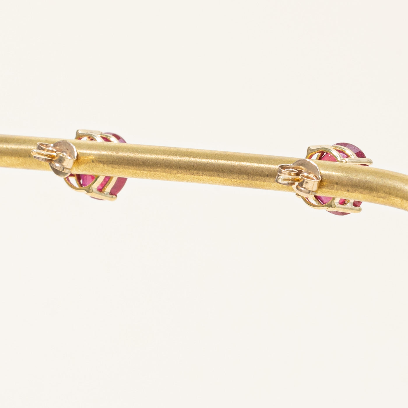 Boucles d'oreilles rubis à clarté améliorée | 3,60 ct | 