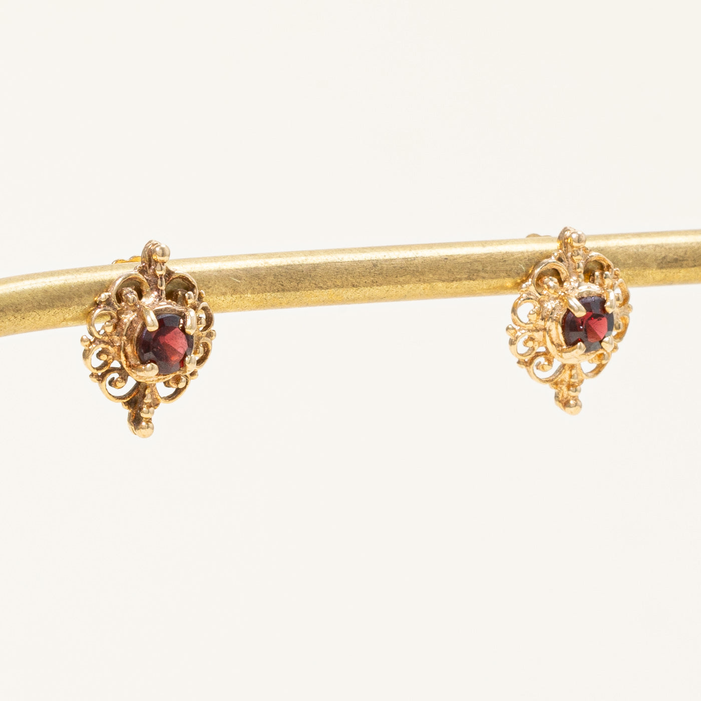 Garnet Stud Earrings | 0.64ctw |