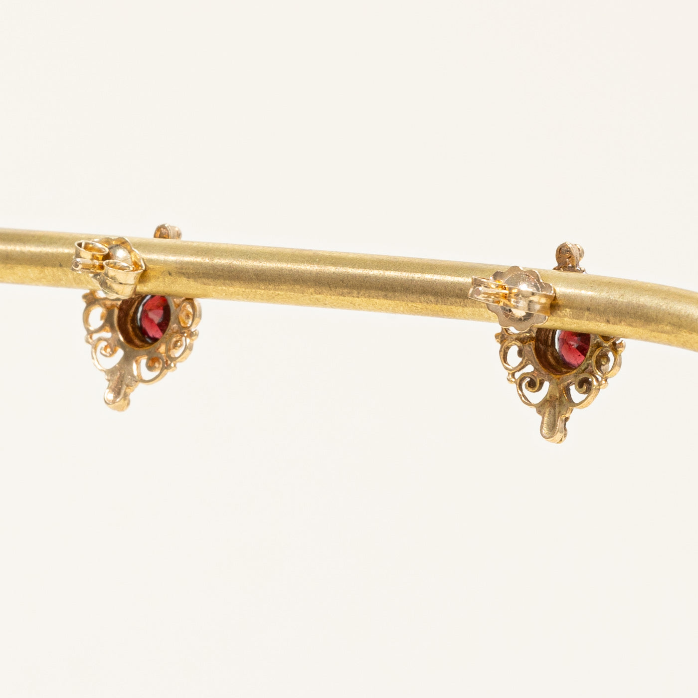 Garnet Stud Earrings | 0.64ctw |