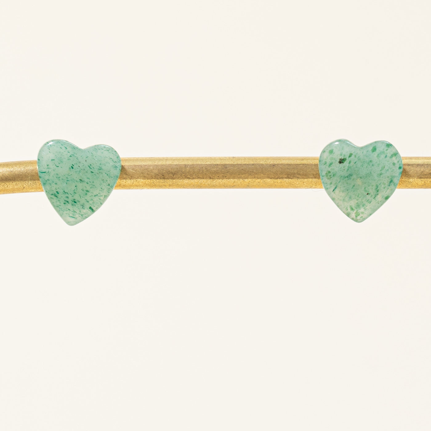 Aventurine Quartz Heart Earrings | 5.00ctw |