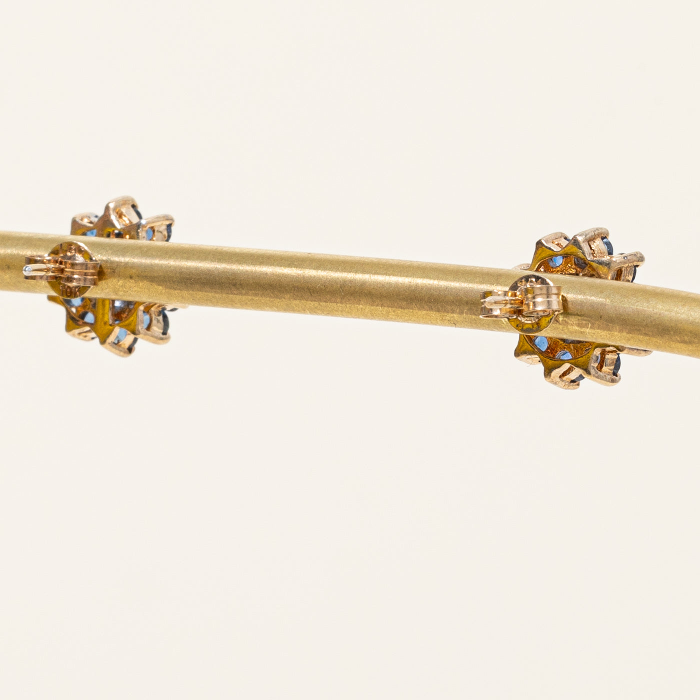 Sapphire & Diamond Earrings | 1.00ctw, 0.03ctw |