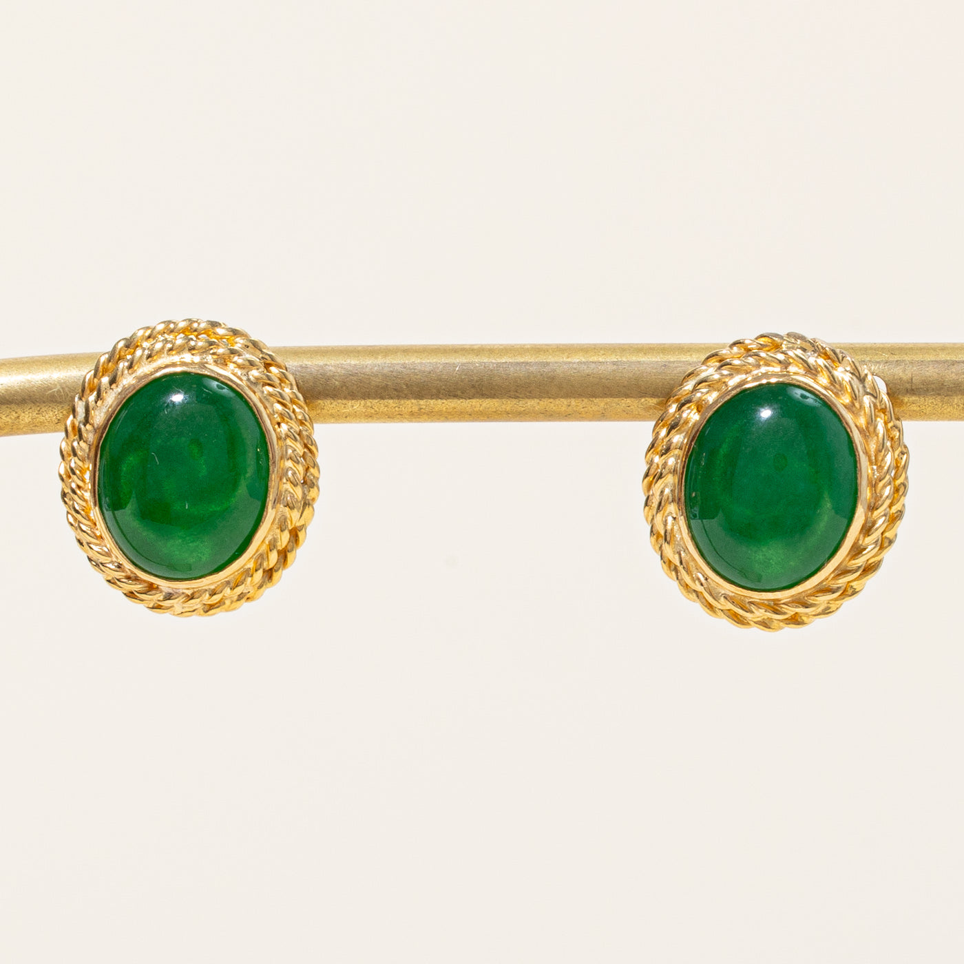 Dyed Green Chalcedony Earrings | 5.00ctw |