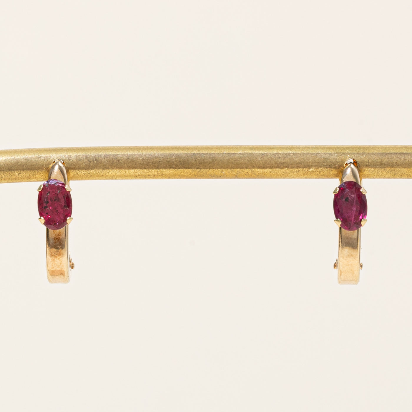 Ruby Huggie Earrings | 0.90ctw |