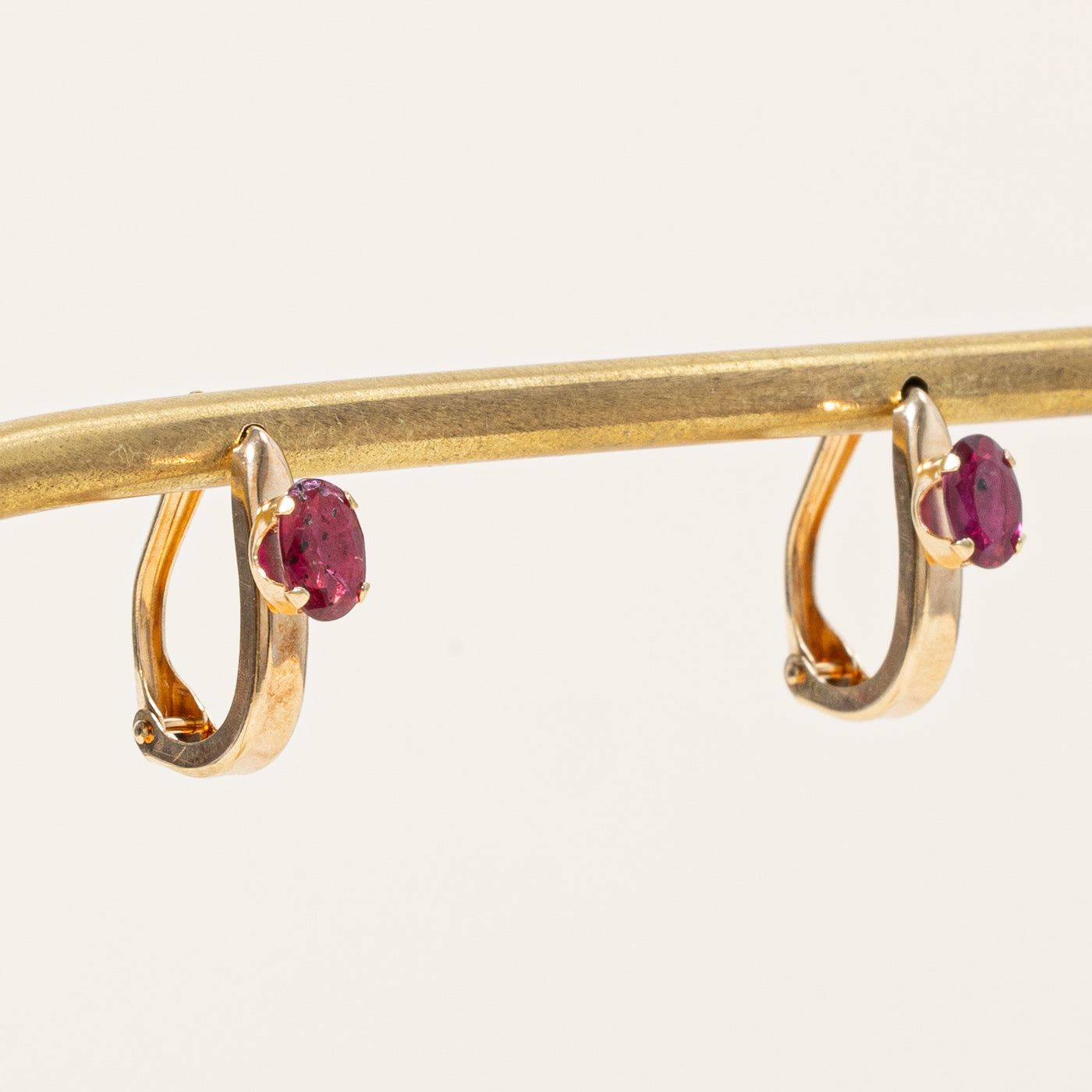 Ruby Huggie Earrings | 0.90ctw |