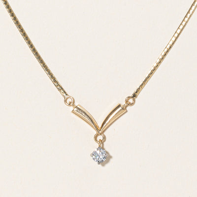 Diamond Pendant Necklace | 0.24ct | 17