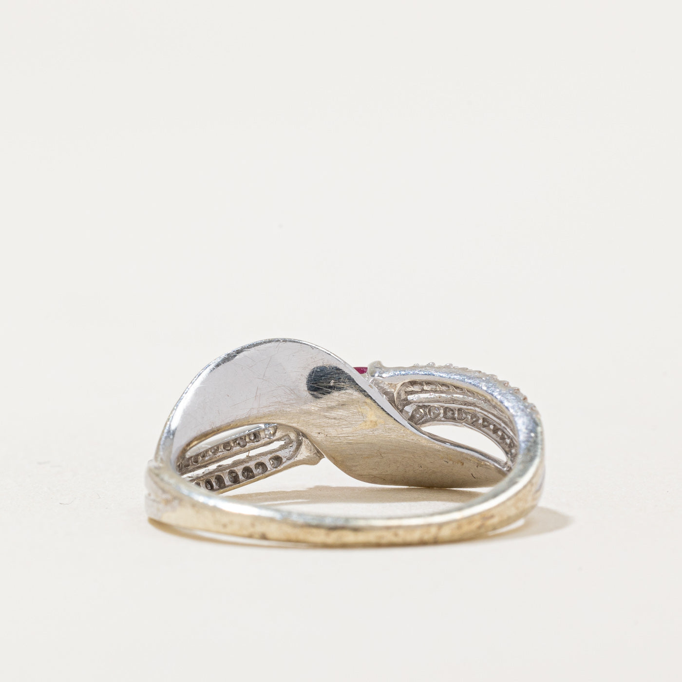 Ruby & Diamond Waterfall Ring | 0.20ct, 0.08ctw | SZ 5.25 |