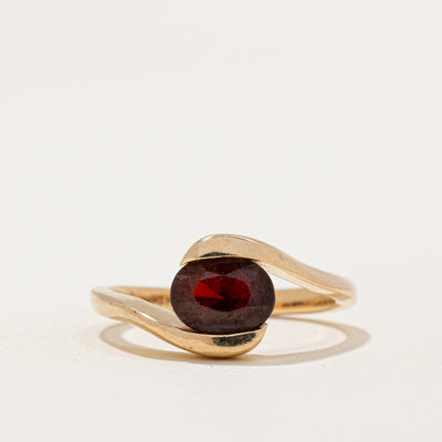 Tension Set Garnet Ring | 1.50ct | SZ 7.25 |