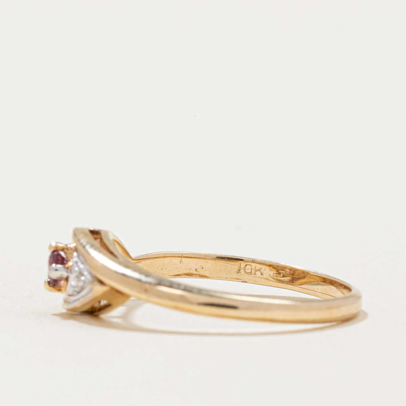 Ruby & Diamond Ring | 0.06ct, 0.01ctw | SZ 6 |