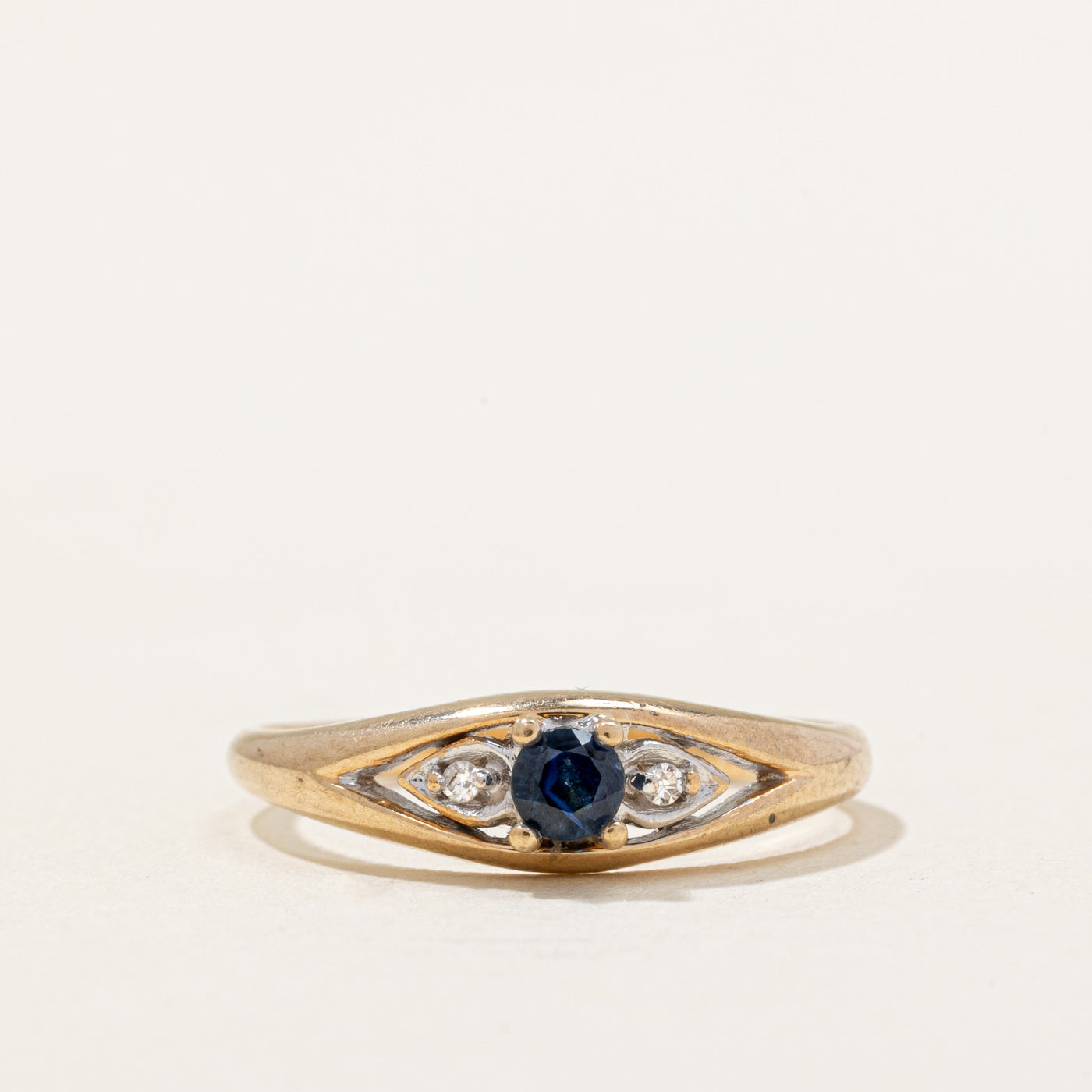 Sapphire & Diamond Ring | 0.15ct, 0.02ctw | SZ 6.25 |