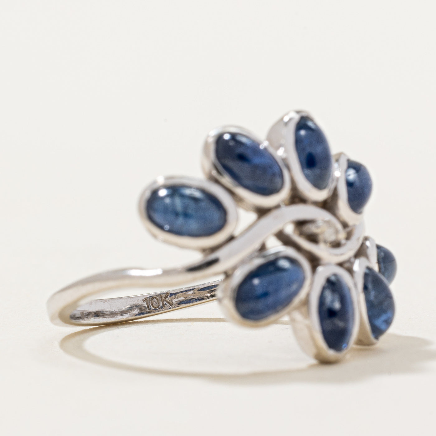 Sapphire & Diamond Cocktail Ring | 3.36ctw, 0.01ct | SZ 6.75 |