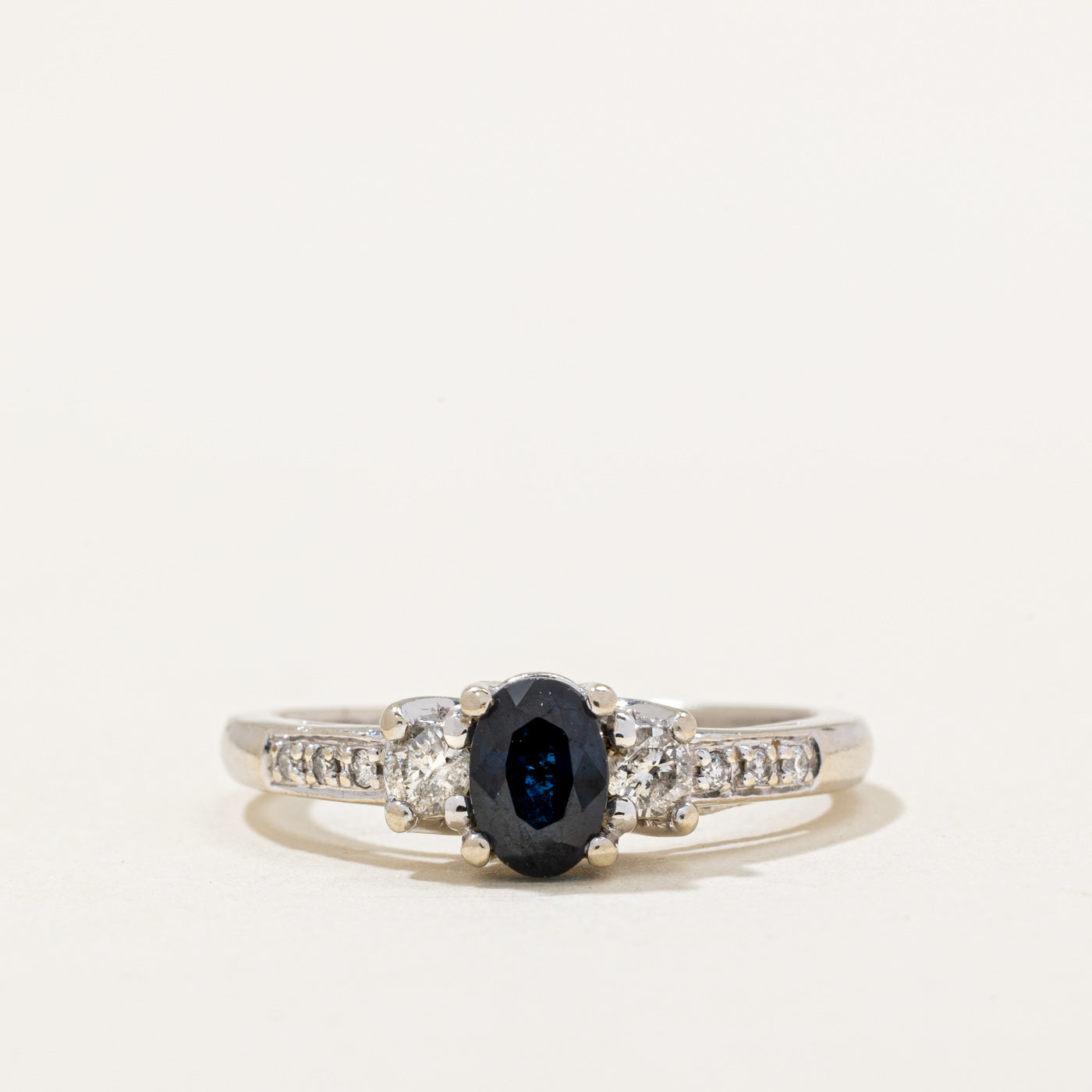 Sapphire & Diamond Ring | 0.70ct, 0.19ctw | SZ 6.5 |