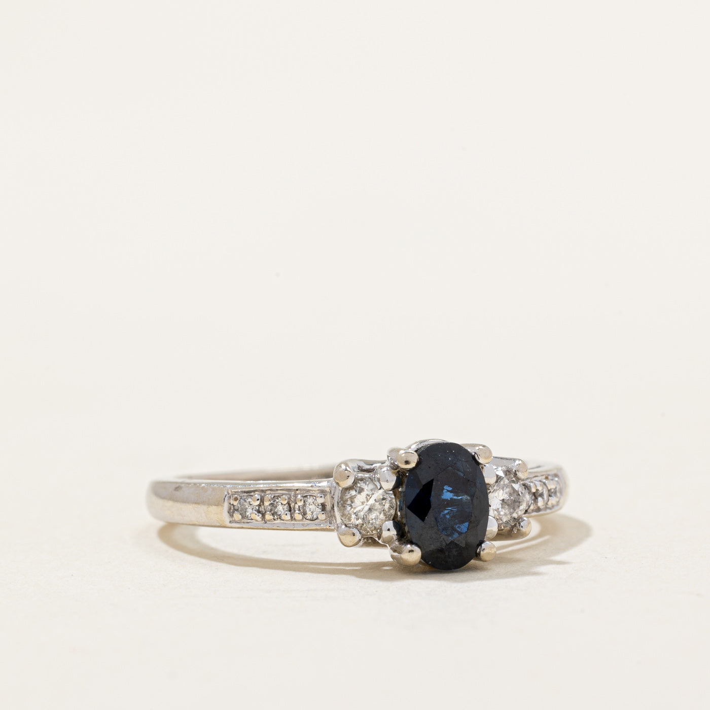 Sapphire & Diamond Ring | 0.70ct, 0.19ctw | SZ 6.5 |