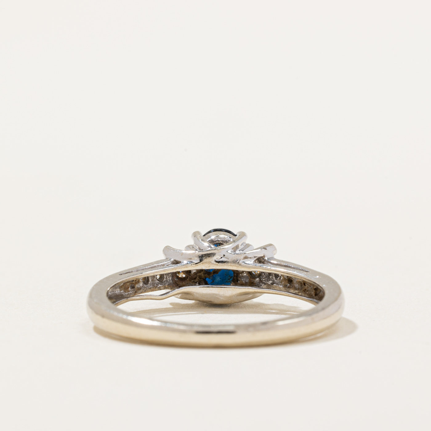 Sapphire & Diamond Ring | 0.70ct, 0.19ctw | SZ 6.5 |