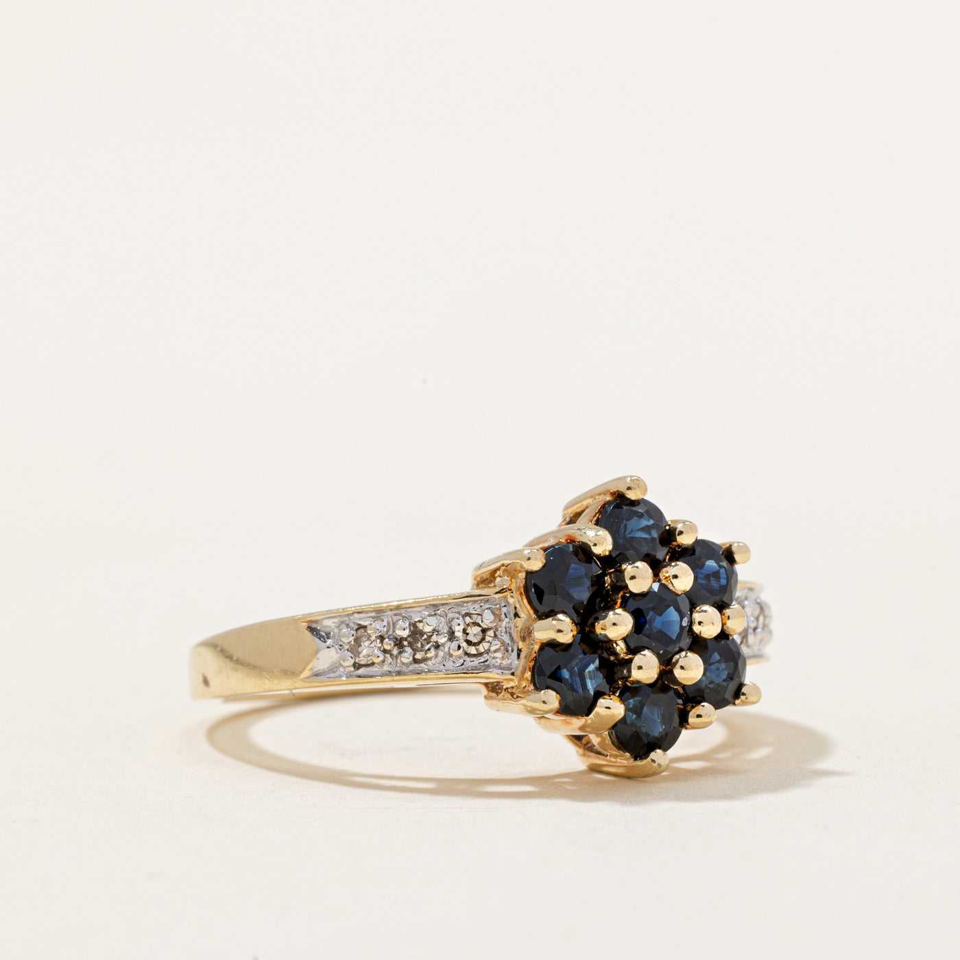 Sapphire & Diamond Cocktail Ring | 0.70ctw, 0.06ctw | SZ 6.75 |