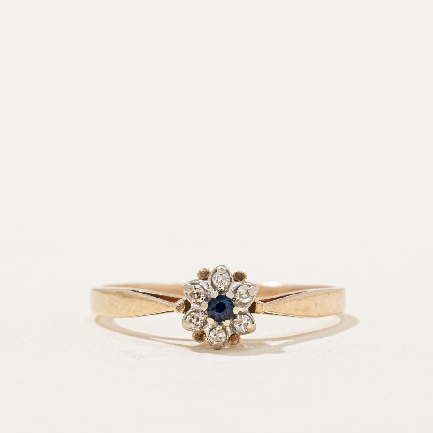 Diamond & Sapphire Ring | 0.04ctw, 0.03ct | SZ 6 |