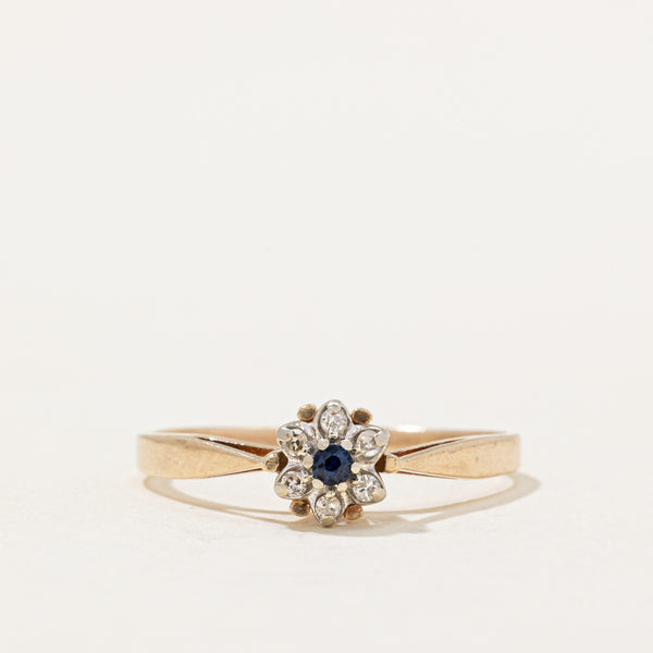 Diamond & Sapphire Ring | 0.04ctw, 0.03ct | SZ 6 |