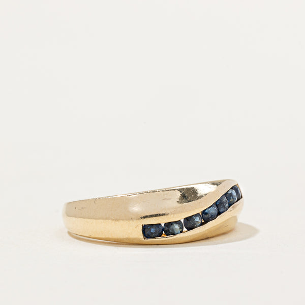 Channel Set Sapphire Ring | 0.42ctw | SZ 6.25 |