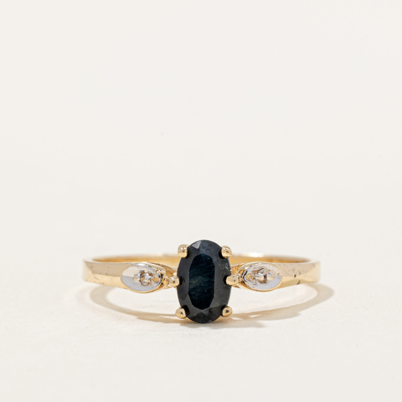 Sapphire & Diamond Ring | 0.40ct, 0.01ctw | SZ 6.5 |